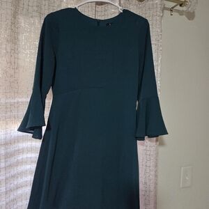 Lulu's Teal Long Sleeve Dress